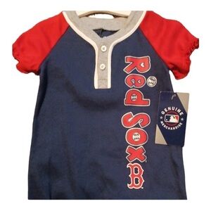 *NEW * Boston Red Sox MLB Girls One-Piece Romper ~ NWT ⚾️⚾️